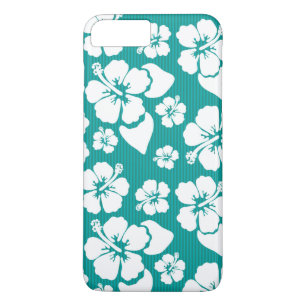Hawaiian Hibiscus Flower Pattern iPhone 8 Plus / 7 Plus Hoesje