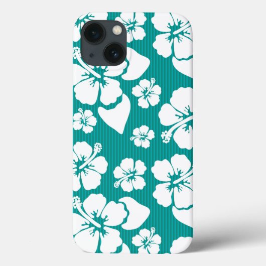 Hawaiian Hibiscus Flower Pattern Case-Mate iPhone Case (Achterkant)