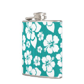Hawaiian Hibiscus Flower Pattern Heupfles (Links)