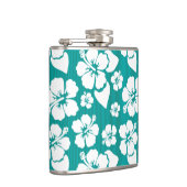 Hawaiian Hibiscus Flower Pattern Heupfles (Rechts)