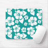 Hawaiian Hibiscus Flower Pattern Muismat (Met muis)