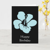 Hawaiian Hibiscus Flowers Kaart (Gele Bloem)