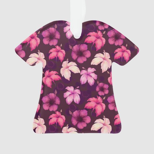 Hawaiian Hibiscus Frenzy Ornament (voorkant)