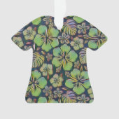 Hawaiian Hibiscus green Ornament (voorkant)