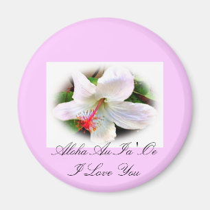 Hawaiian Hibiscus Magnet Magneet