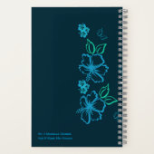 Hawaiian Hibiscus Notitieboek (Achterkant)