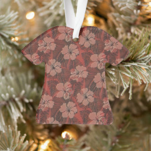 Hawaiian Hibiscus red Ornament