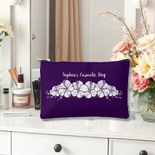 Hawaiian Hibiscus Tropical Flowers Paarse Etui