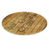 Hawaiian Honu en Tiki Mask Snijplank (Hoek)