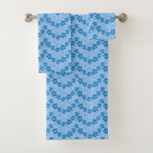 Hawaiian Honu Hibiscus Zee Turtles Bad Handdoek