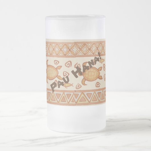 Hawaiian Honu in Fish Tribal Pau Hana! Mok bier (Center)