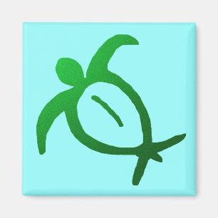 Hawaiian Honu Petroglyph - Magnet Magneet