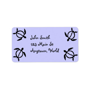 Hawaiian Honu Turtle Etiket