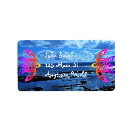 Hawaiian Honu Turtle Label (Voorkant)