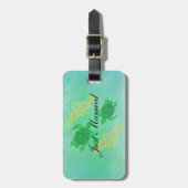 Hawaiian Honu Wedding Bagagelabel (Voorkant verticaal)