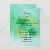 Hawaiian Honu Wedding Kaart (Voorkant / Achterkant)