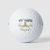 Hawaiian Ho'Omau Tiki Golfballen (Voorkant)