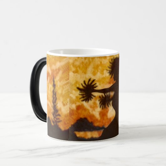 Hawaiian Hula Dancer 11 oz Morphing Mok (Voorkant links)