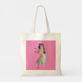 Hawaiian Hula Dancer Thunder_Cove Tote Bag (Achterkant)