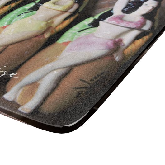 Hawaiian Hula Dancers Thunder_Cove Snijplank (Hoek)