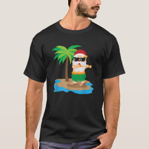 Hawaiian Hula Dancing Kerstman Kerstzomer T-shirt