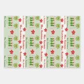 Hawaiian Hula kerstpapier Inpakpapier Vel (Voorkant 3)