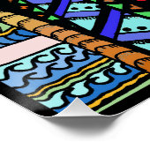 Hawaiian Ink doedle, kleur Perfect Poster (Hoek)