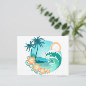 Hawaiian Island 1 Briefkaart (Staand voorkant)