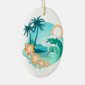 Hawaiian Island 1 Keramisch Ornament (Rechts)