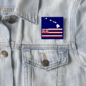 Hawaiian Islands n flag button (In situ)