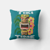 Hawaiian Islands Tiki Statue Kussen (Achterkant)