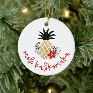 Hawaiian keramische kerstversiering keramisch ornament
