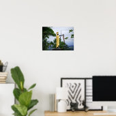 Hawaiian King Kamehameha Statue, Side Uitzicht Poster (Thuiskantoor)