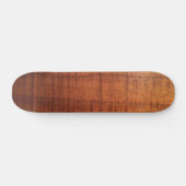 Hawaiian Koa Wood Design Skateboard (Horizontaal)