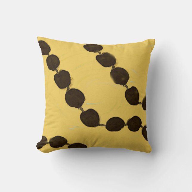 Hawaiian Kukui Nut Sierkussen (Voorkant)