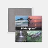 Hawaiian Landscape Collectie Magnet Magneet (Voorkant / Achterkant)
