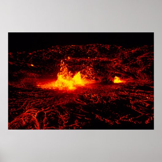 Hawaiian Lava Flow Poster (Voorkant)