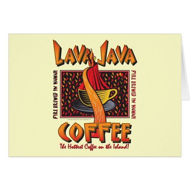Hawaiian Lava Java Coffee (Voorkant Horizontaal)