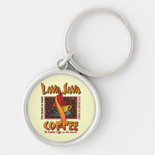 Hawaiian Lava Java Coffee Sleutelhanger (Voorkant)