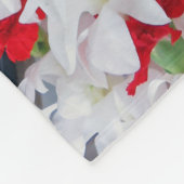 Hawaiian Lei Stand Fleece Deken (Hoek)