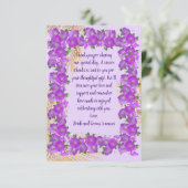 Hawaiian Lei Wedding Hartelijk dank Bedankkaart (Staand voorkant)