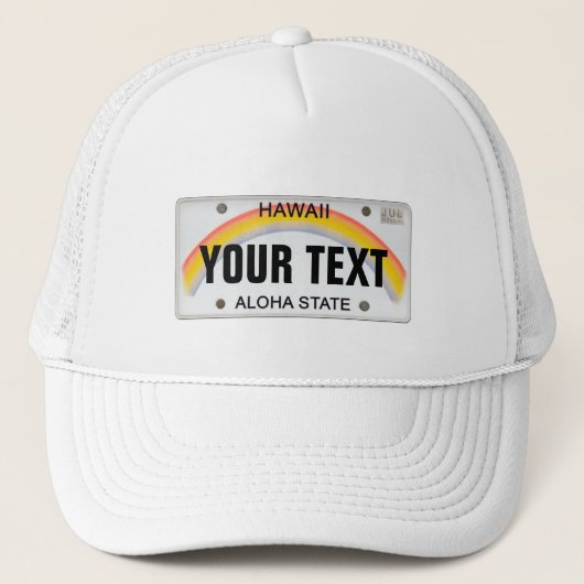 () Hawaiian Licence Bord Trucker Pet (Voorkant)