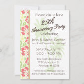 Hawaiian Luau 25e Jubileum Kaart (Voorkant)