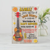 Hawaiian Luau Baby Shower Invitations (Debout devant)