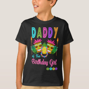 Hawaiian Luau Birthday Party Matching Tiki Outfit T-shirt
