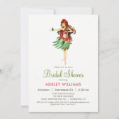 Hawaiian Luau Bruids Douche Uitnodiging (Voorkant)