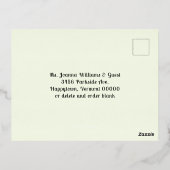 Hawaiian Luau Carte postale Fête Invitation (Verso)