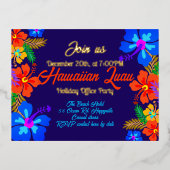 Hawaiian Luau Carte postale Fête Invitation (Recto)