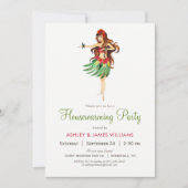 Hawaiian Luau Housewarming Party Uitnodiging (Voorkant)
