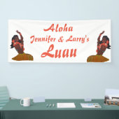 Hawaiian Luau Hula Girl Spandoek (Beurs)